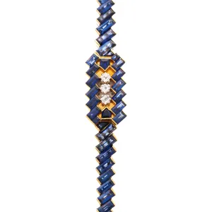 Gubelin Yellow Gold, Sapphire and Diamond Cover Watch