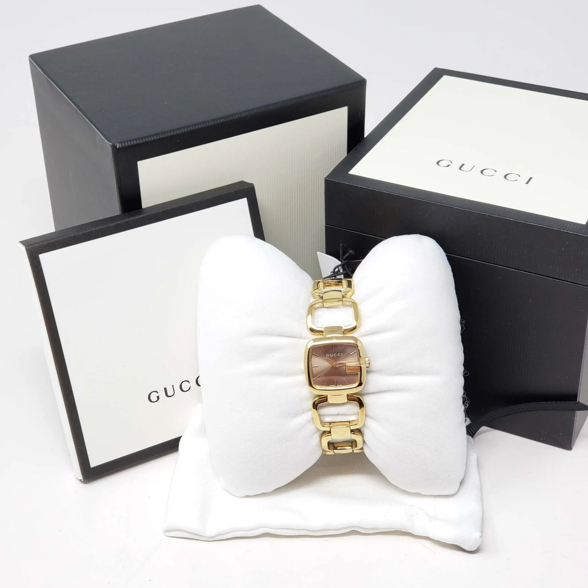 Gucci G-Gucci Gold-Tone Stainless Steel Watch