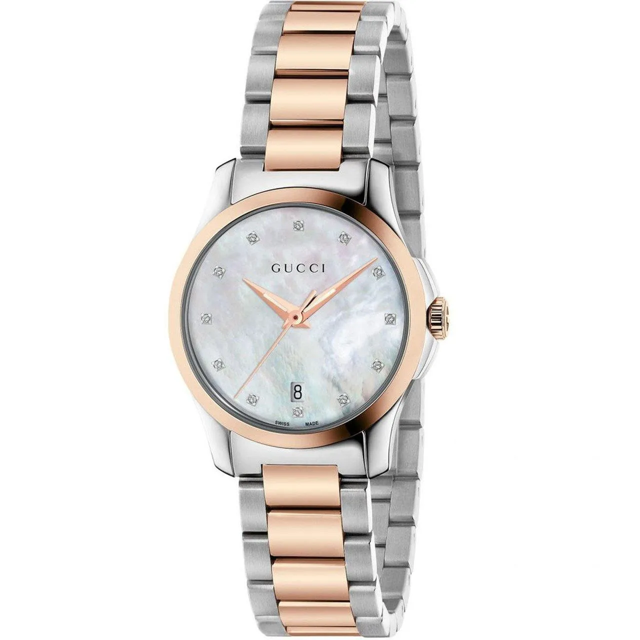 Gucci G-Timeless Diamond Women's Watch YA126544