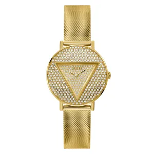 Guess Women's Watch Gold Tone Case Quartz