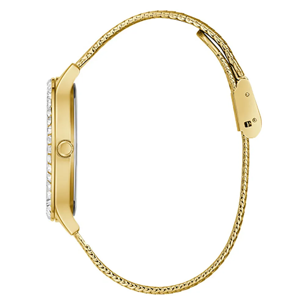 Guess Women's Watch Gold Tone Case Quartz