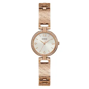 Guess Women's Watch Rose Gold Tone Case Quartz