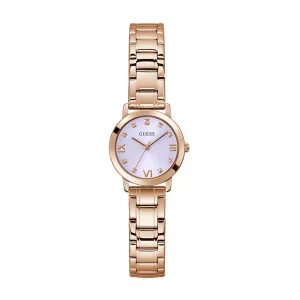 Guess Women's Watch Rose Gold Tone Case Quartz