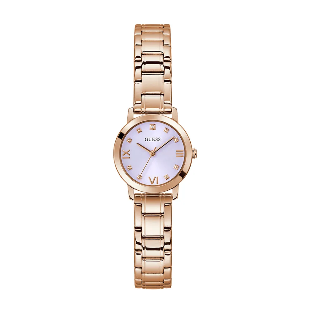 Guess Women's Watch Rose Gold Tone Case Quartz