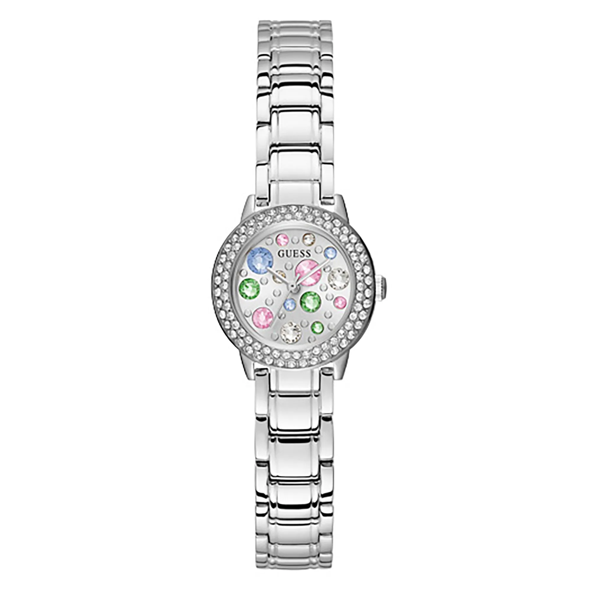 Guess Women's Watch Silver Tone Case Quartz