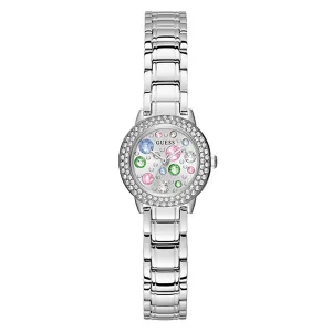 Guess Women's Watch Silver Tone Case Quartz