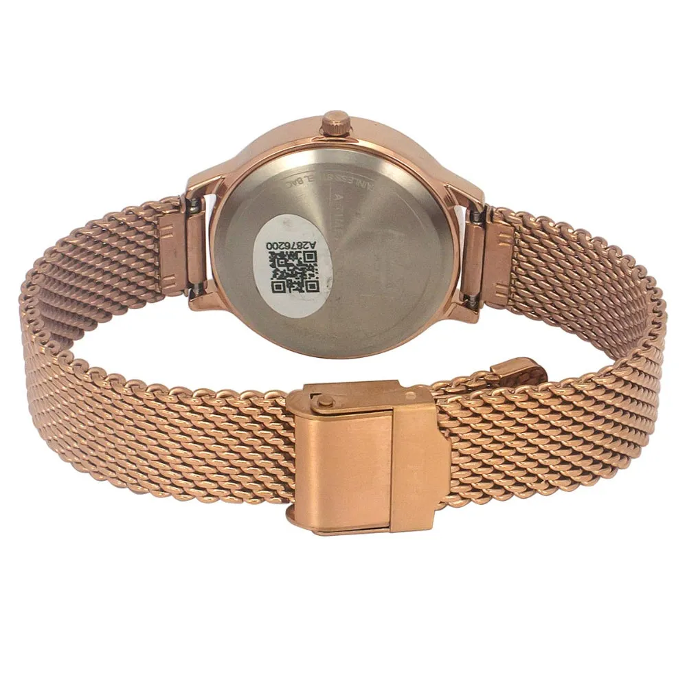 Helix By Timex Coral Round Analog Stainless Steel Watch Women -TW022HL23