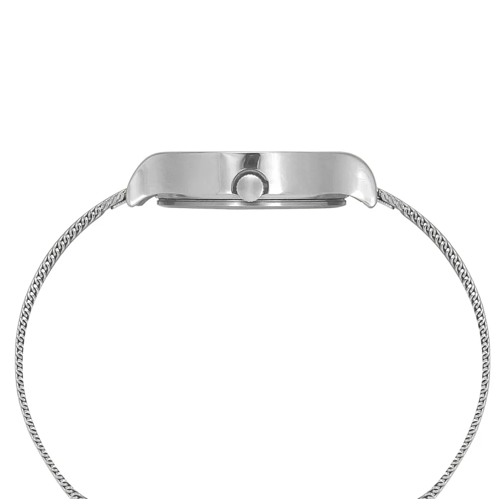 Helix By Timex Red Round Analog Stainless Steel Watch Women -TW027HL21