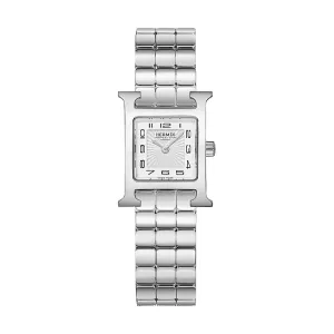HEURE H - SUNBURST WHITE MINI WATCH
