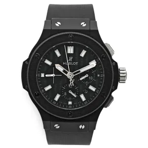Hublot Big Bang Ceramic Black Magic Chrono 301.CI.1770.RX Carbon Fiber Dial Automatic Men's Watch