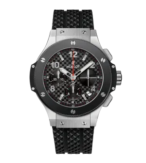 Hublot Big Bang Original Steel Ceramic, 41mm with Black Rubber Strap