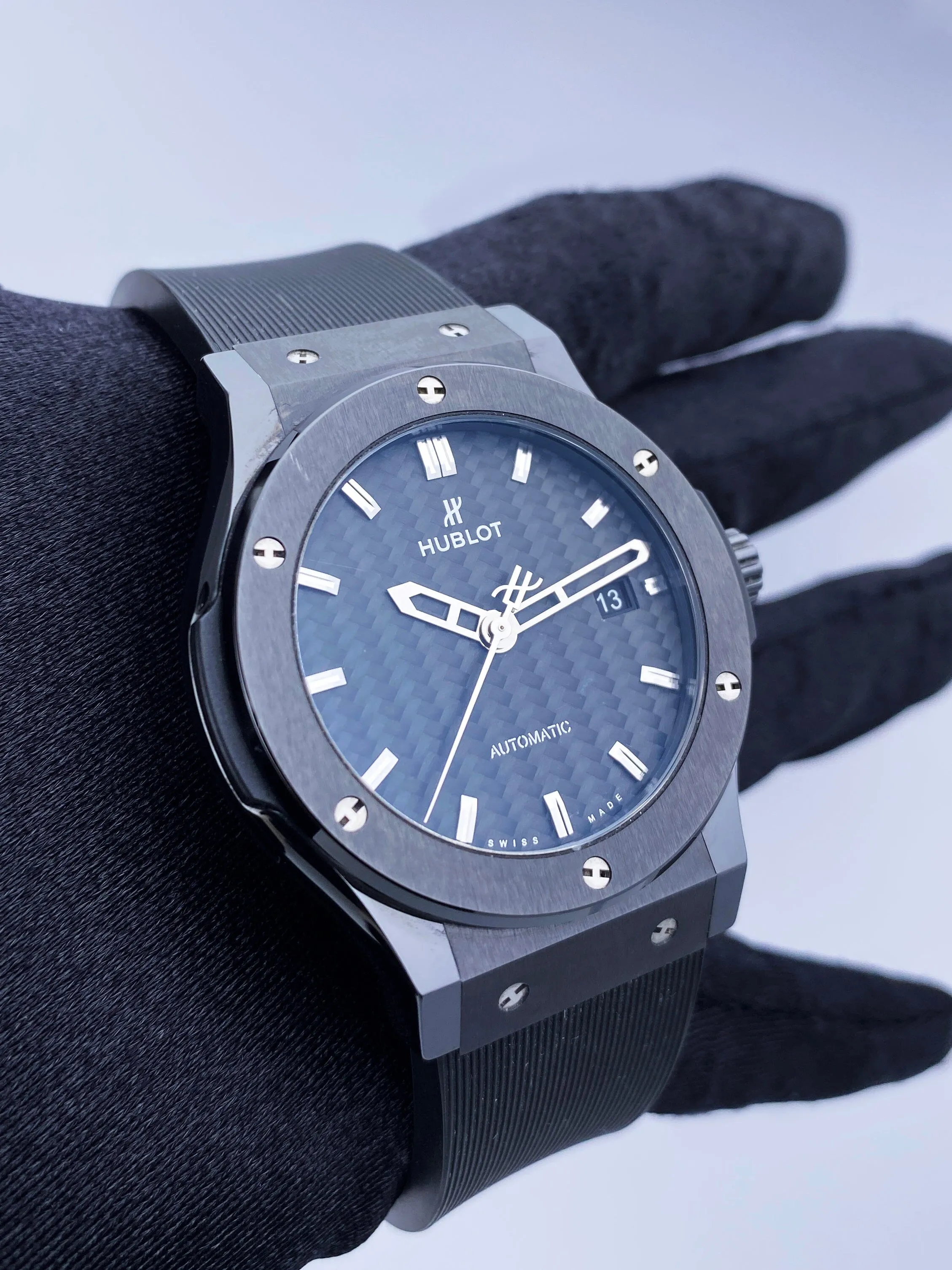 Hublot Classic Fusion 542.CM.1770.RX Black Ceramic Mens Watch