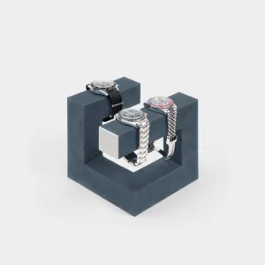 HUDSON 3 WATCH STAND - DUSTY BLUE / GREY