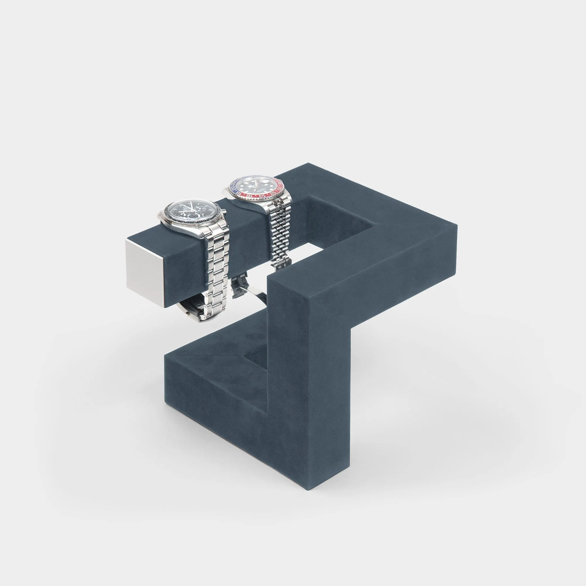 HUDSON 3 WATCH STAND - DUSTY BLUE / GREY