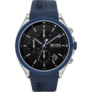 Hugo Boss 1513717 Velocity Black Dial Silicone Quartz Men's Watch