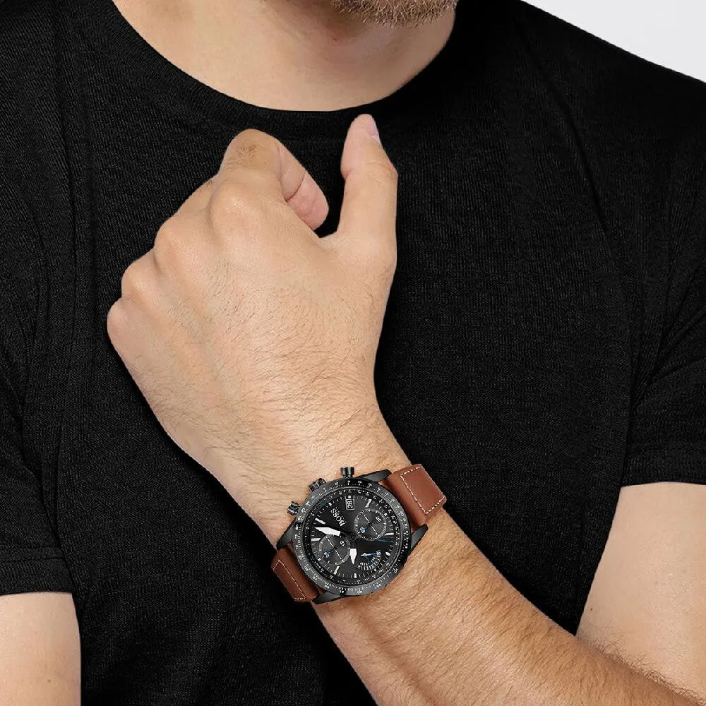Hugo Boss 1513851 Pilot Edition Chrono Quartz Men's Watch