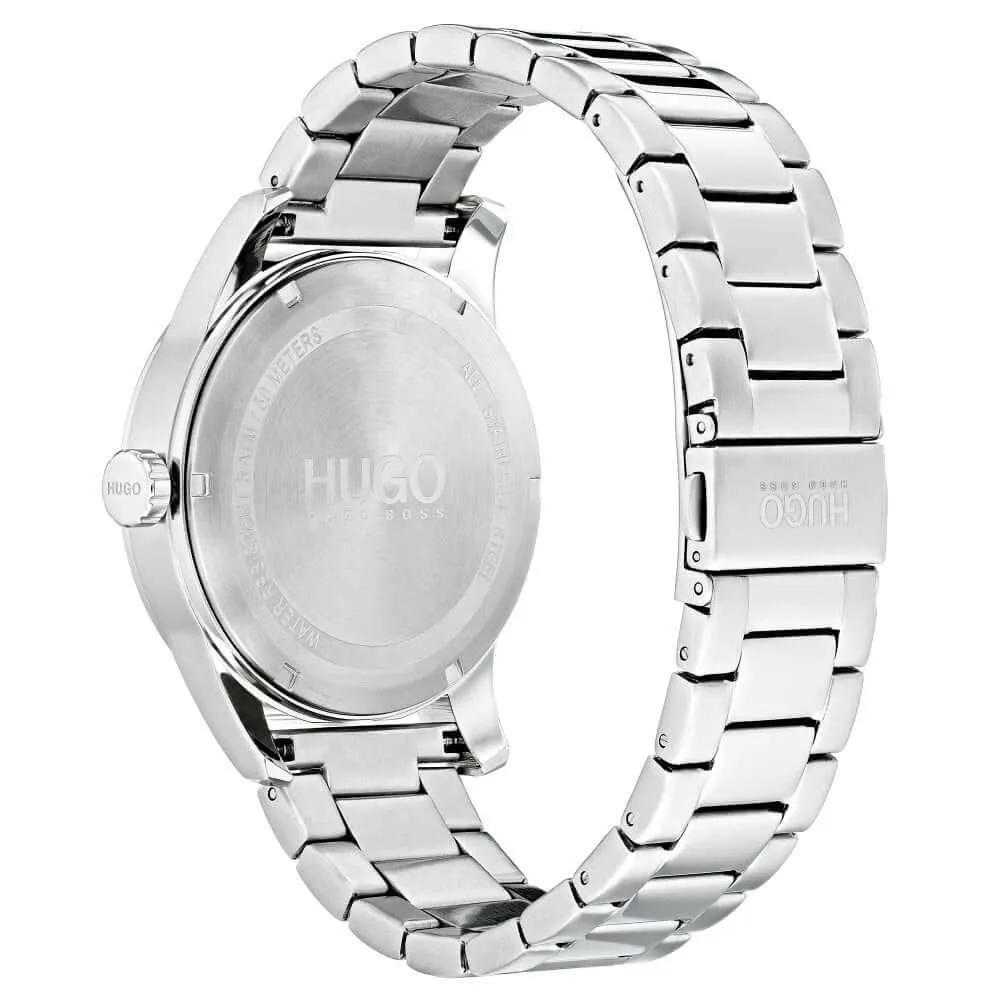Hugo Boss 1530016 Create Black Dial Stainless Steel Quartz Men's Watch