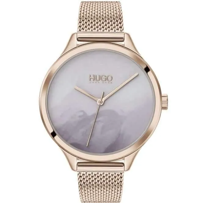 Hugo Boss 1540060 Smash Rose Gold Plated Quartz Women's Watch