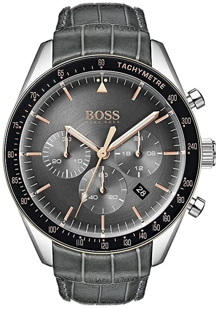 Hugo Boss Men's Chronograph Quartz Watch with Leather Strap 1513628