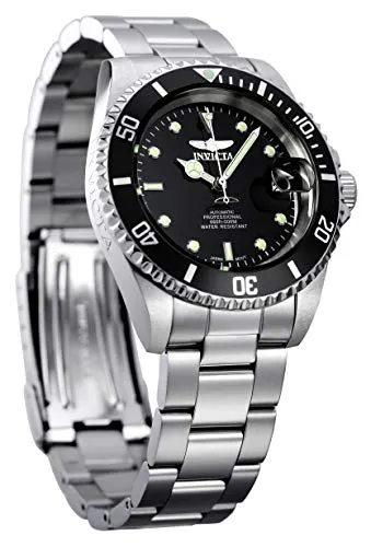 Invicta Pro Diver Unisex Wrist Watch Stainless Steel Automatic Black Dial - 8926OB