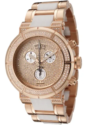 Invicta Women's 0189 Reserve Chronograph White Diamond Two Tone Watch