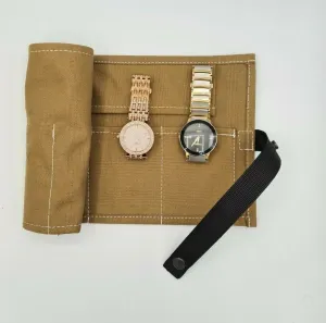 Isle of Wight Canvas 3 watch strap and 3 watch Roll