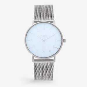 ITHNAAN - Azure - Silver Metal