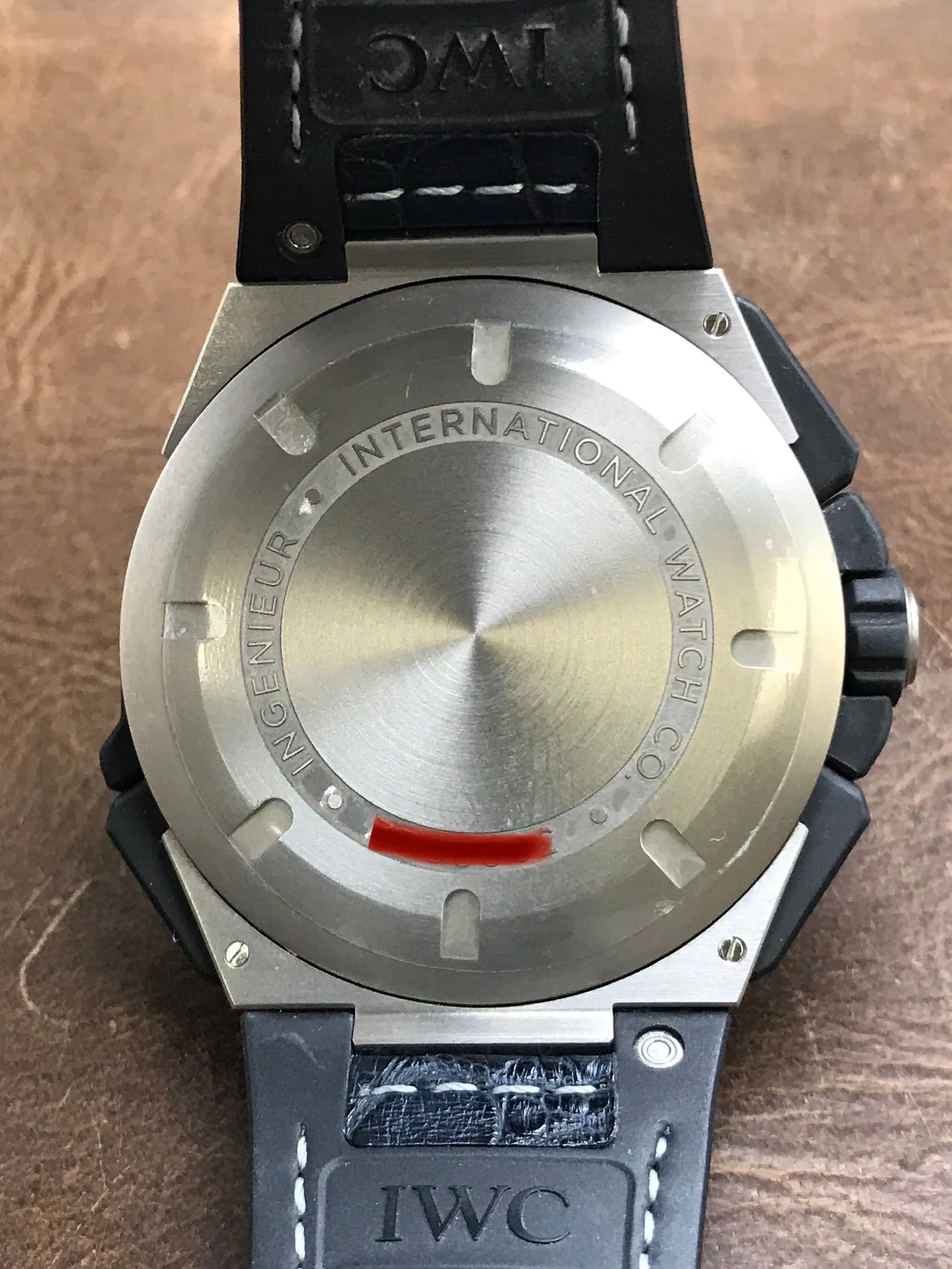 IWC Ingenieur Double Chronograph IW386501 White Dial Automatic  Men's Watch