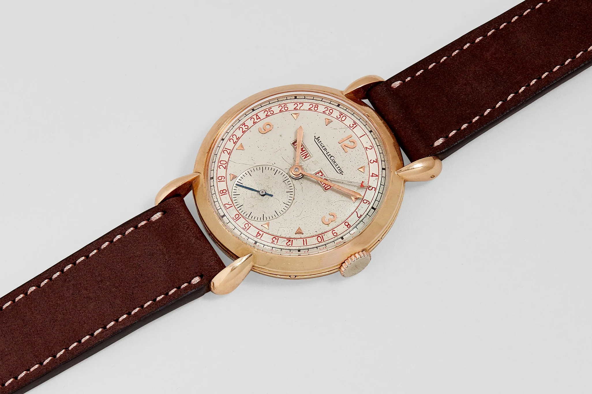 Jaeger LeCoultre Calendar 2721 18k Pink Gold