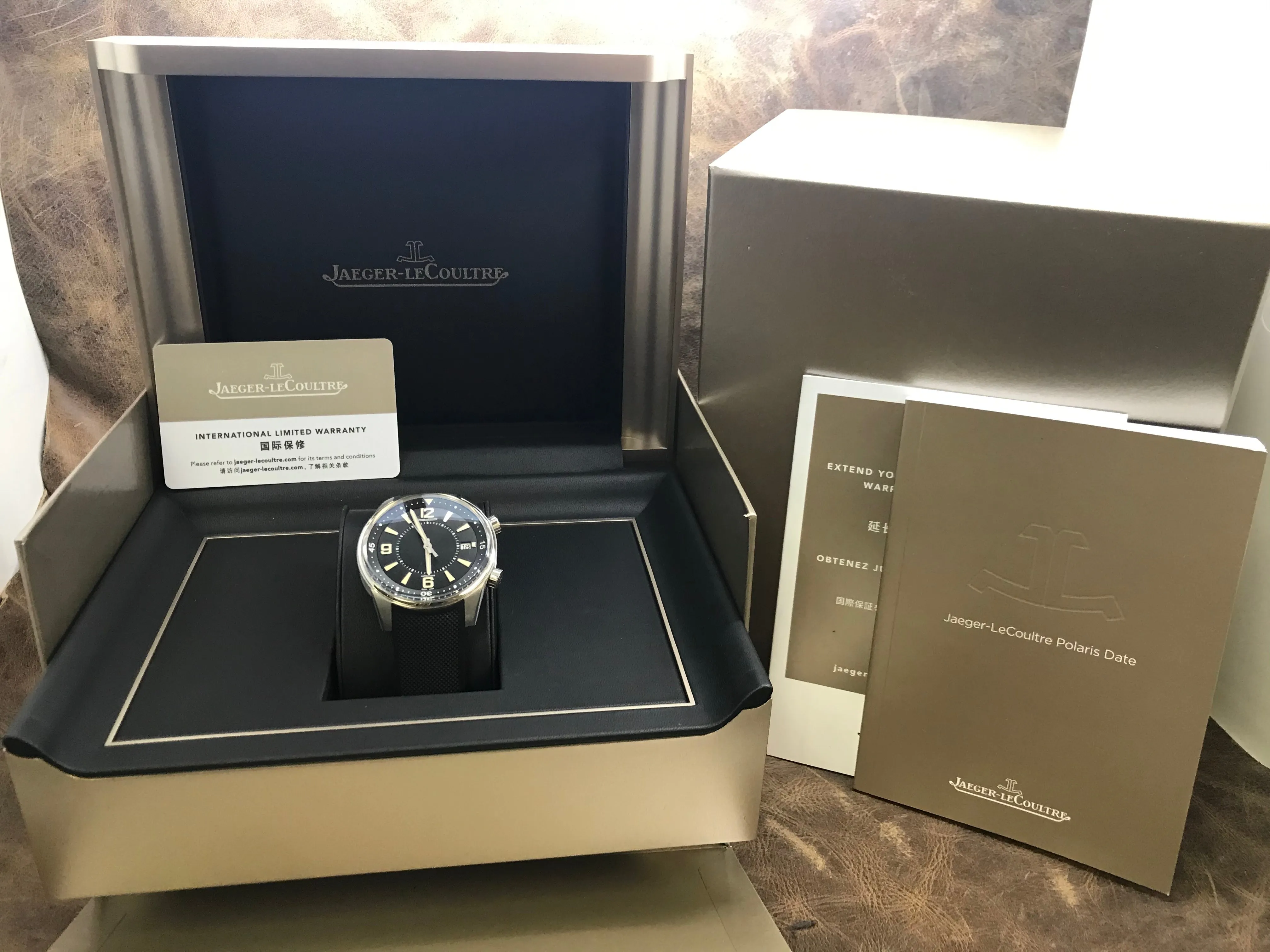Jaeger-Lecoultre Polaris Q9068670 Black Dial Automatic Men's Watch