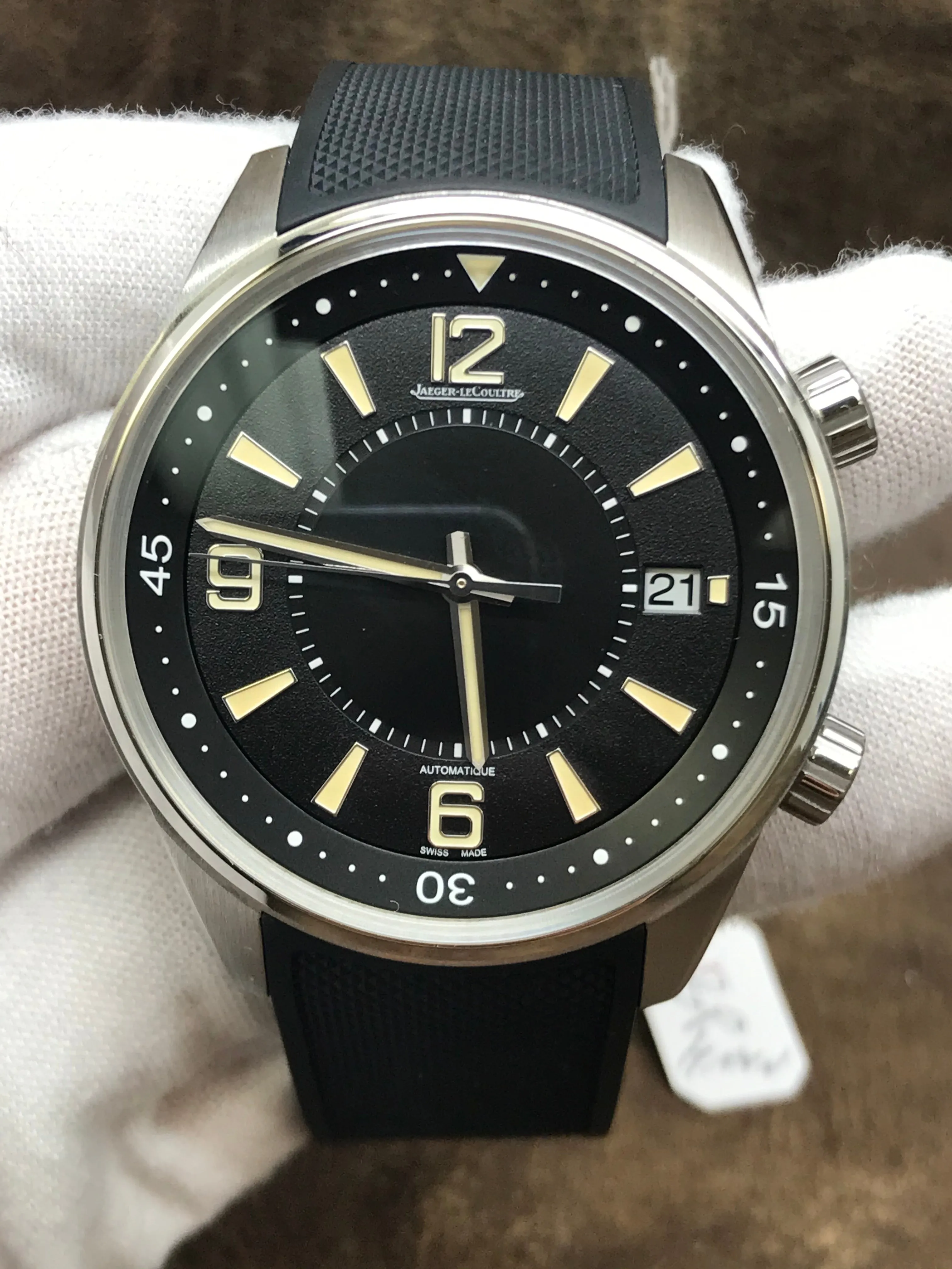 Jaeger-Lecoultre Polaris Q9068670 Black Dial Automatic Men's Watch