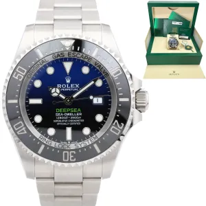 JULY 2022 Rolex Sea-Dweller Deepsea 126660 JAMES CAMERON Black Blue 44mm Watch