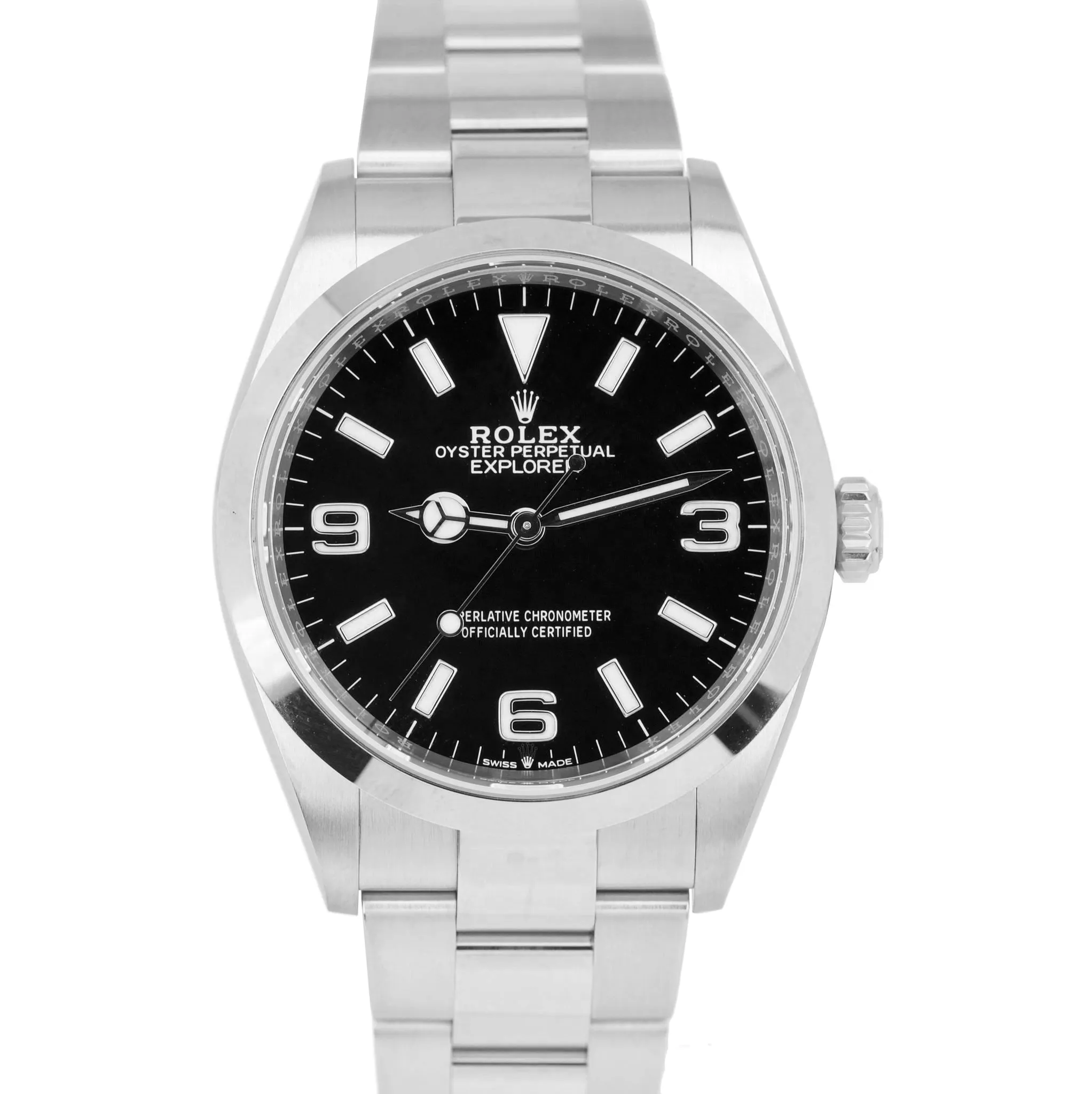 JUNE 2021 Rolex Explorer Black 3-6-9 Stainless Steel 36mm 124270 Watch B P