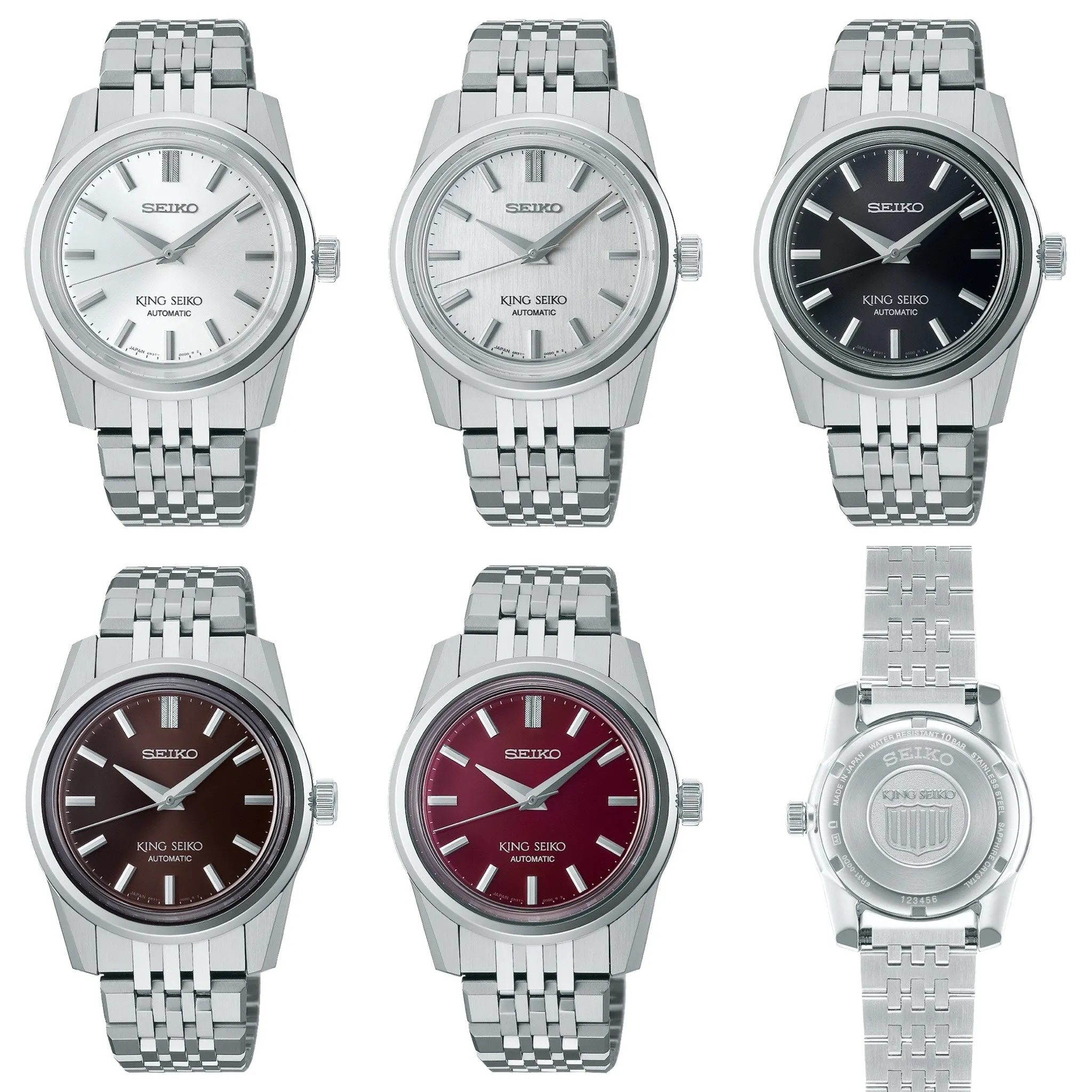 King Seiko KSK Series 2022 Mechanical Automatic Brushed Silver Grey SPB281