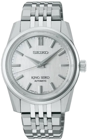 King Seiko KSK Series 2022 Mechanical Automatic Brushed Silver Grey SPB281