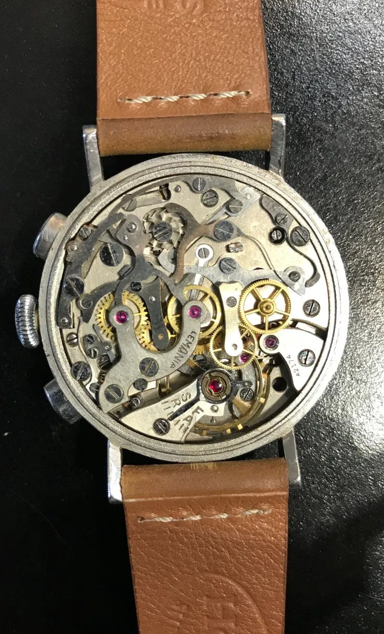 Lemania 15TL "Tropical" Oversized Chronograph