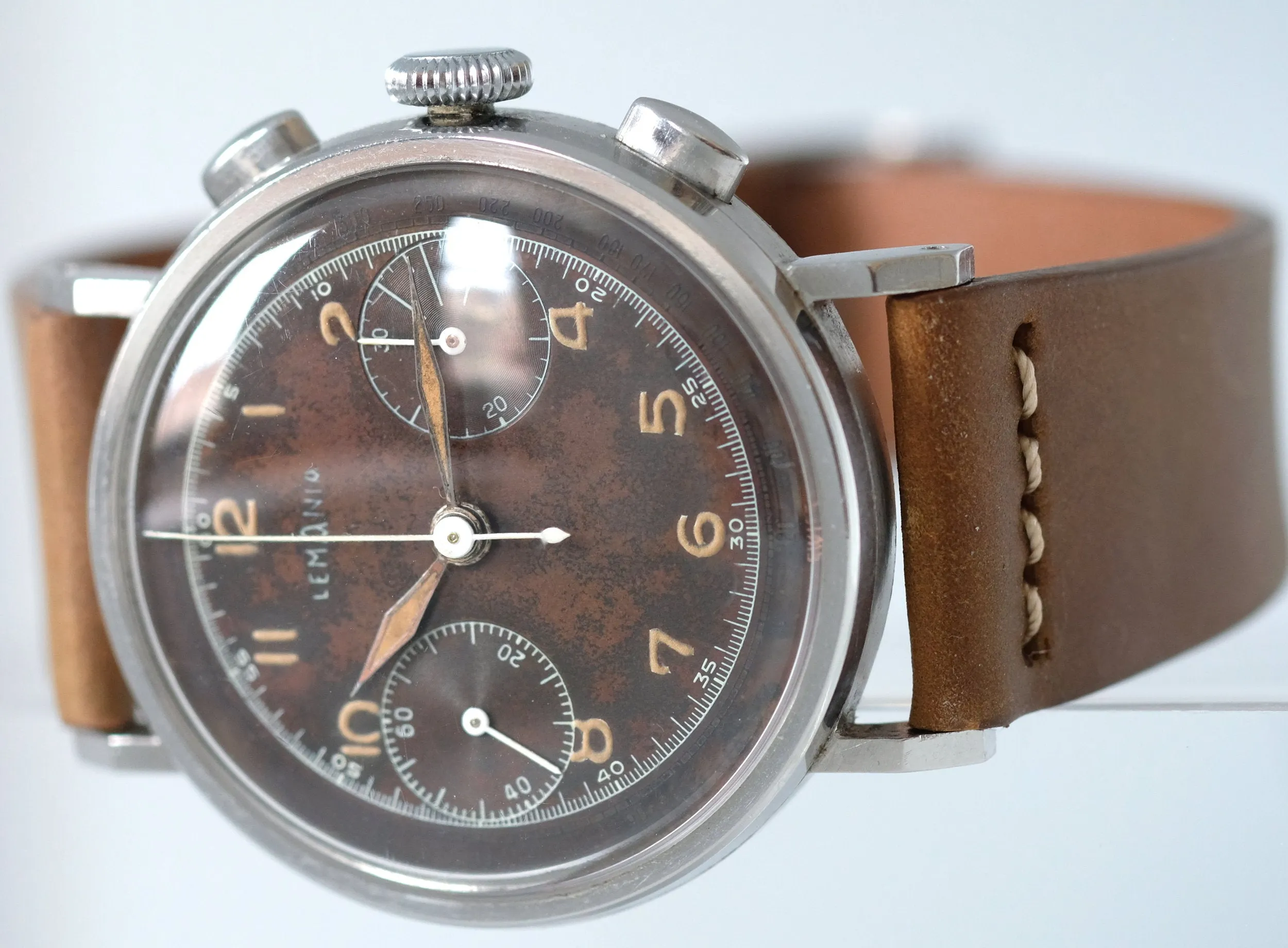 Lemania 15TL "Tropical" Oversized Chronograph