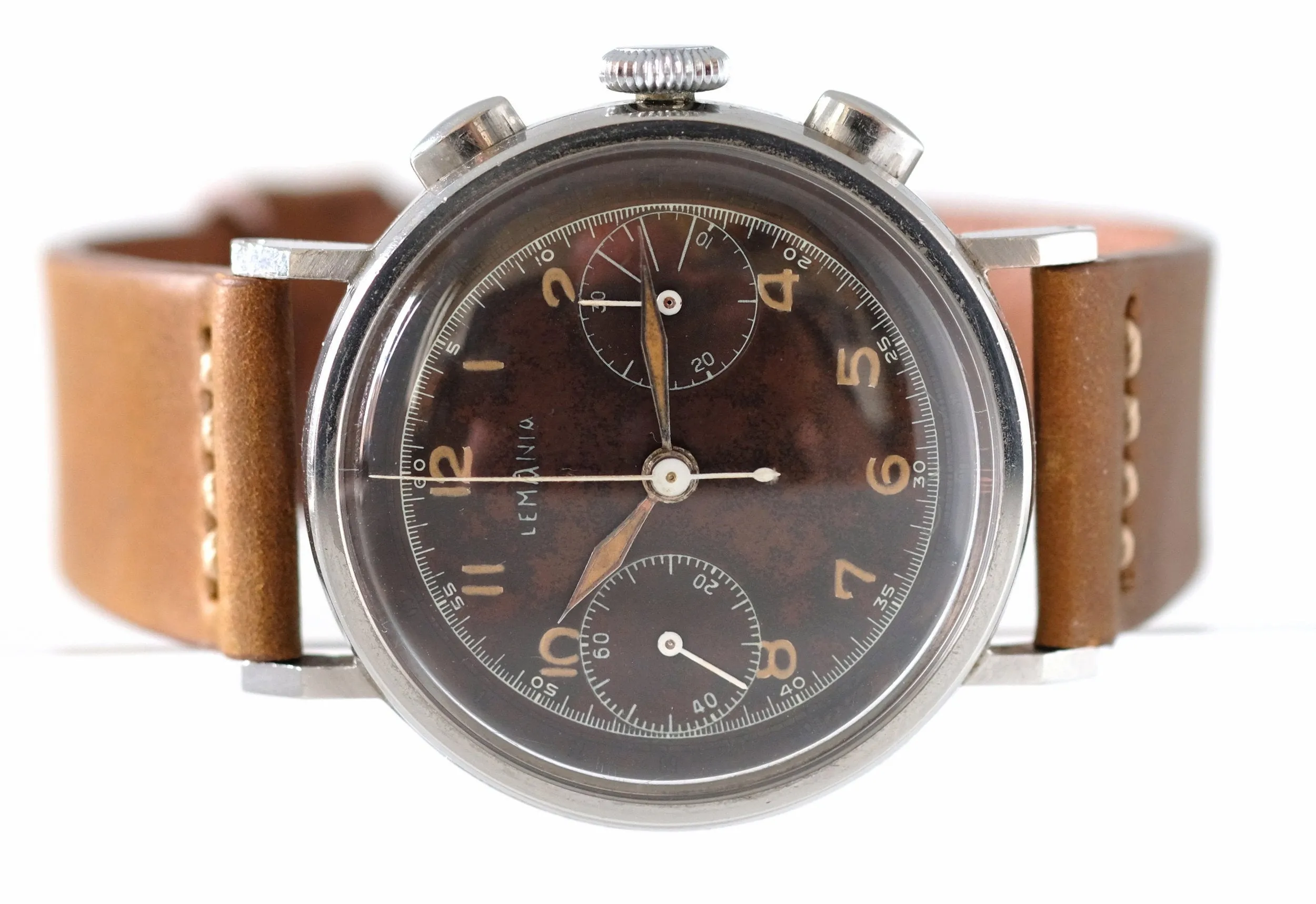 Lemania 15TL "Tropical" Oversized Chronograph