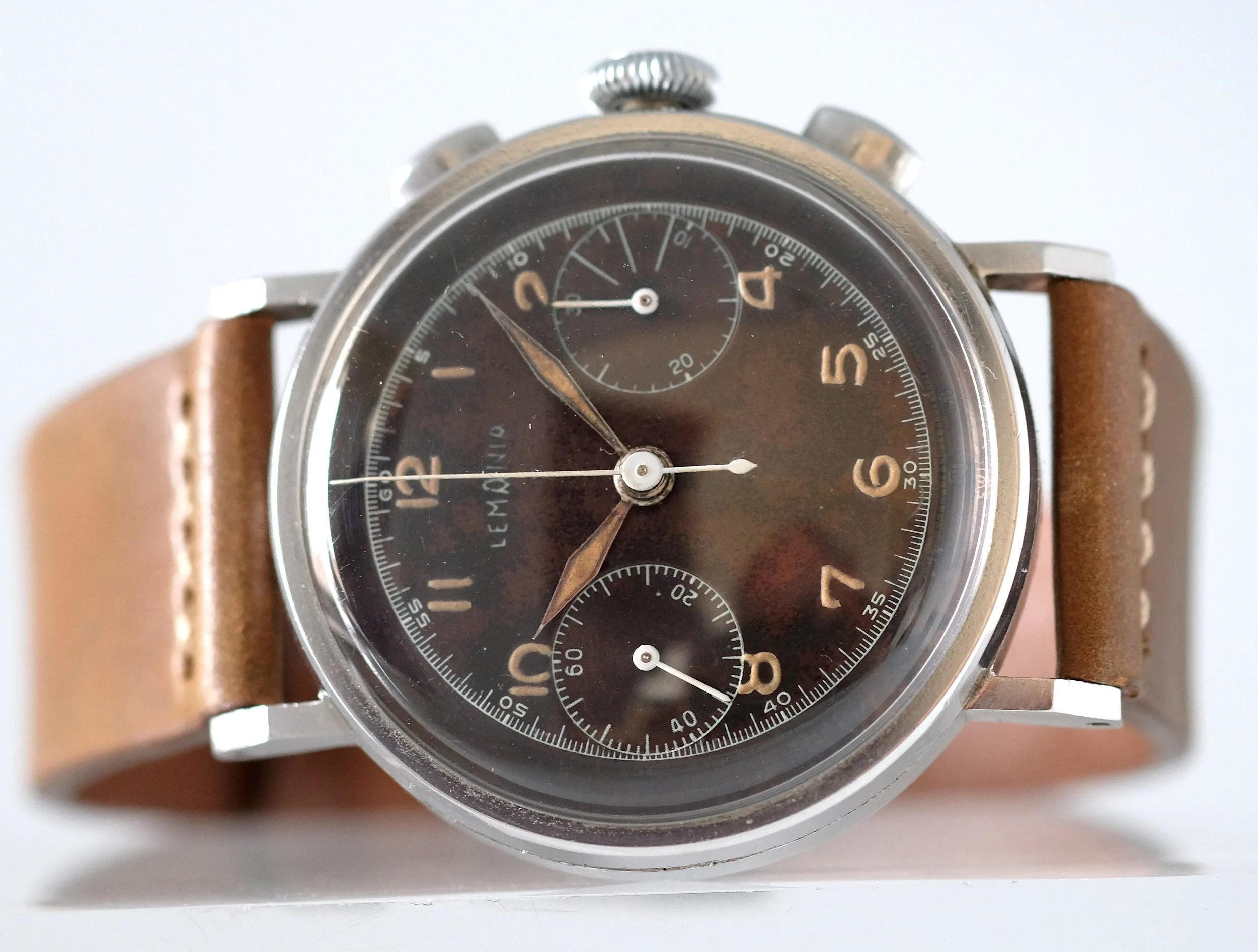 Lemania 15TL "Tropical" Oversized Chronograph