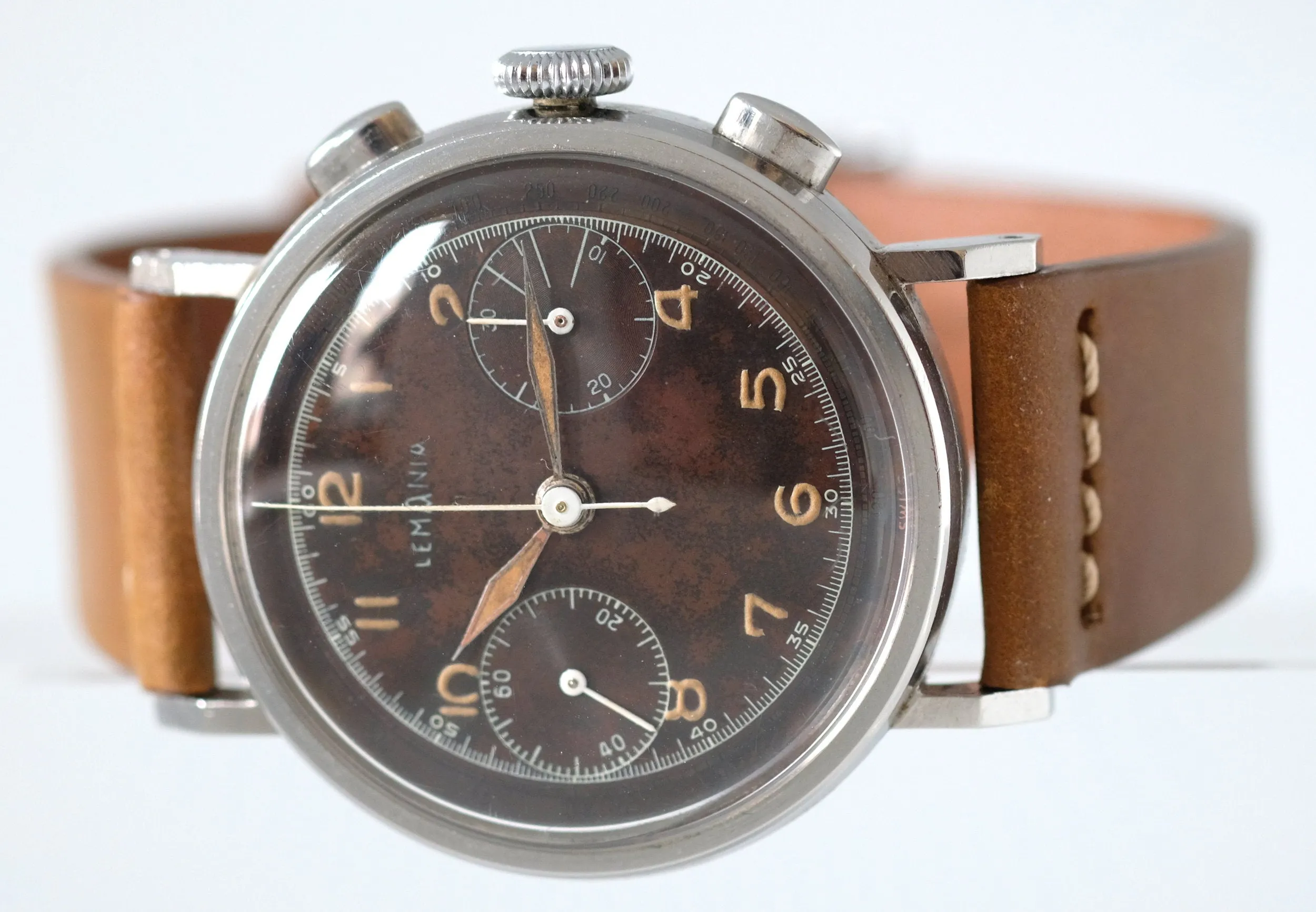 Lemania 15TL "Tropical" Oversized Chronograph