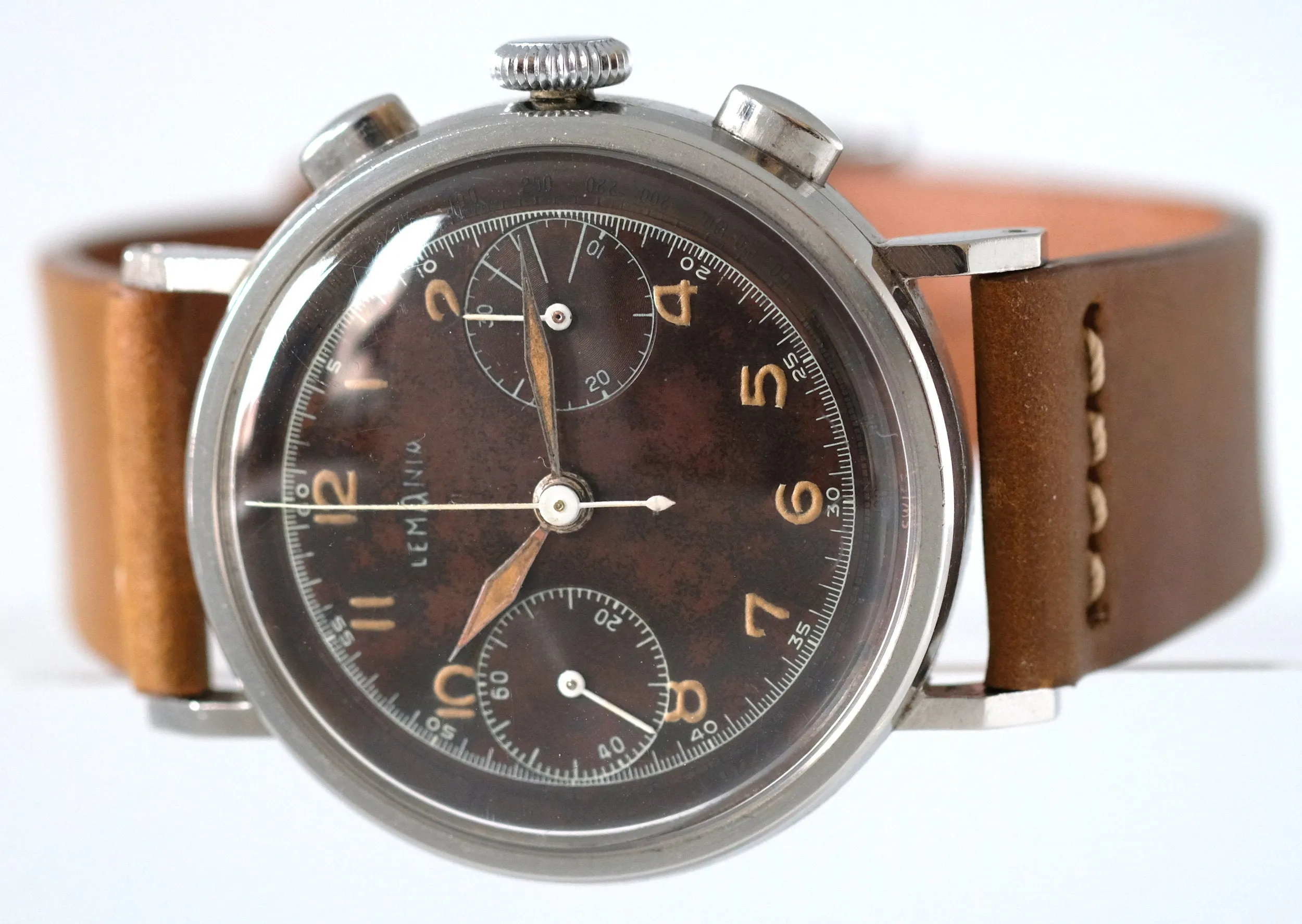 Lemania 15TL "Tropical" Oversized Chronograph