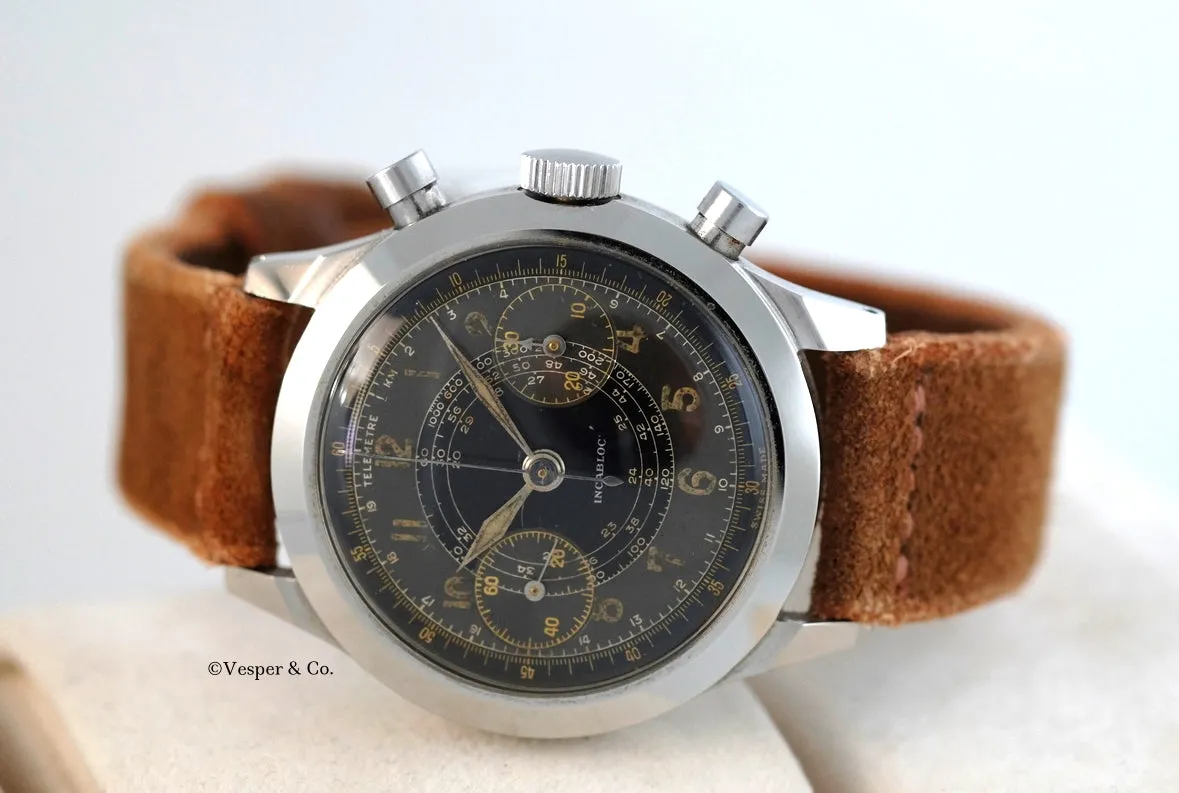 Lemania Chronograph with Telemeter Scale