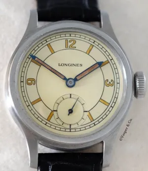 Longines Calatrava Wristwatch with Two-Tone Dial