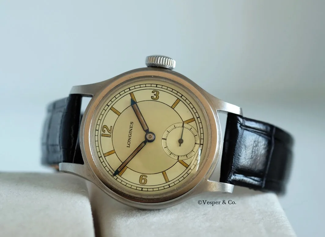Longines Calatrava Wristwatch with Two-Tone Dial