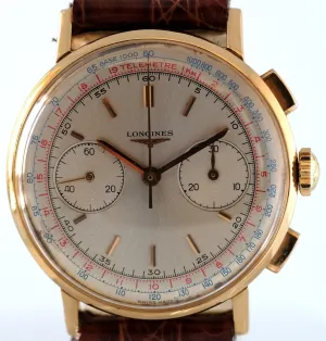 Longines Flyback Chronograph in 18k Rose Gold