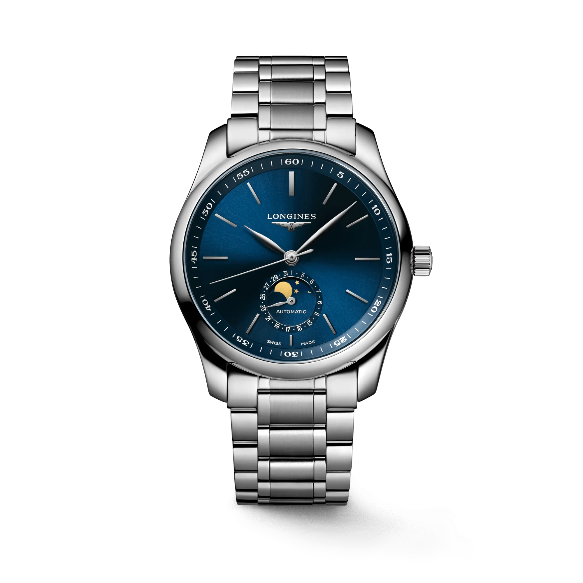Longines Master Collection 40mm Moonphase Blue Dial Men's Watch L29094926
