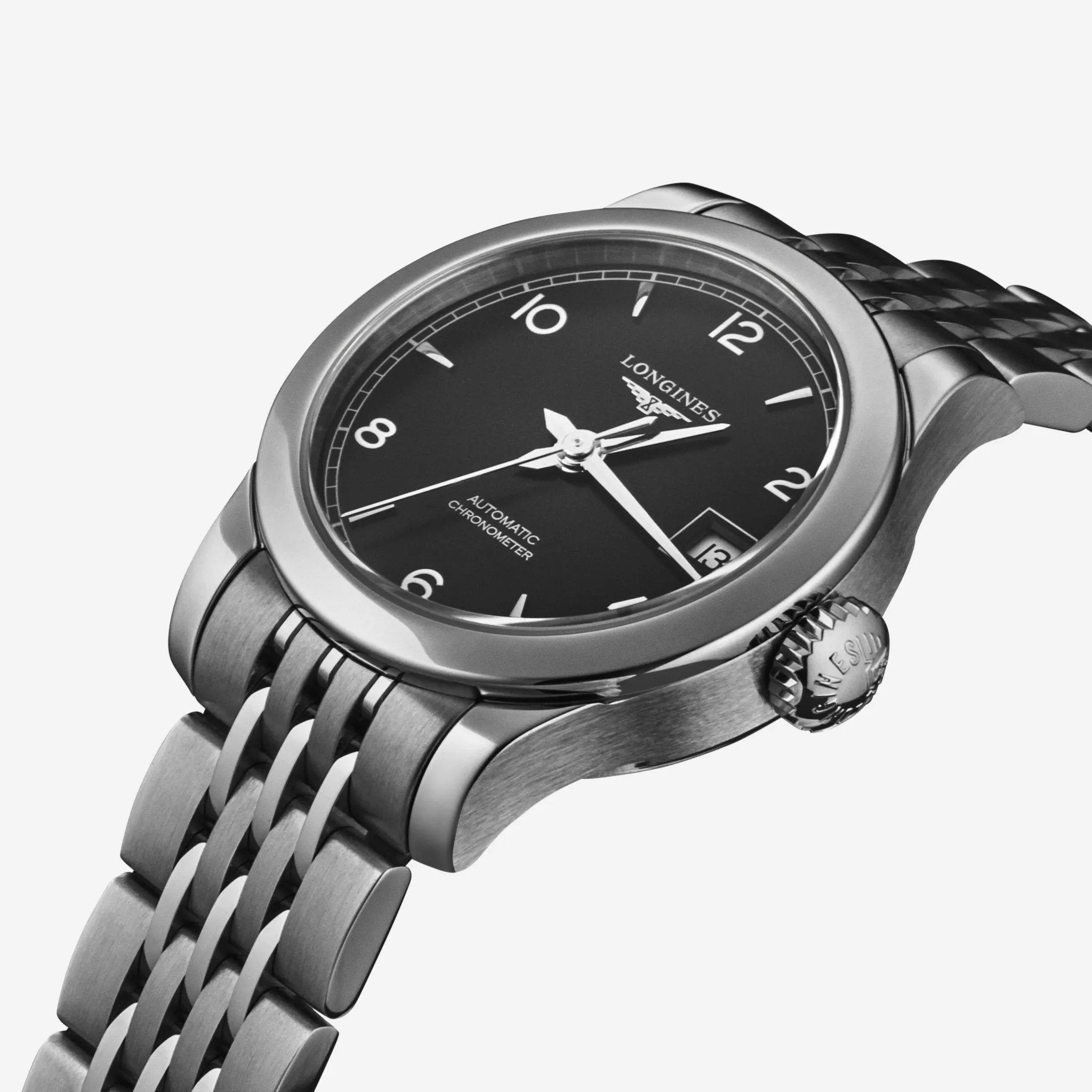 Longines Record Stainless Steel Automatic Ladies Watch L23204566