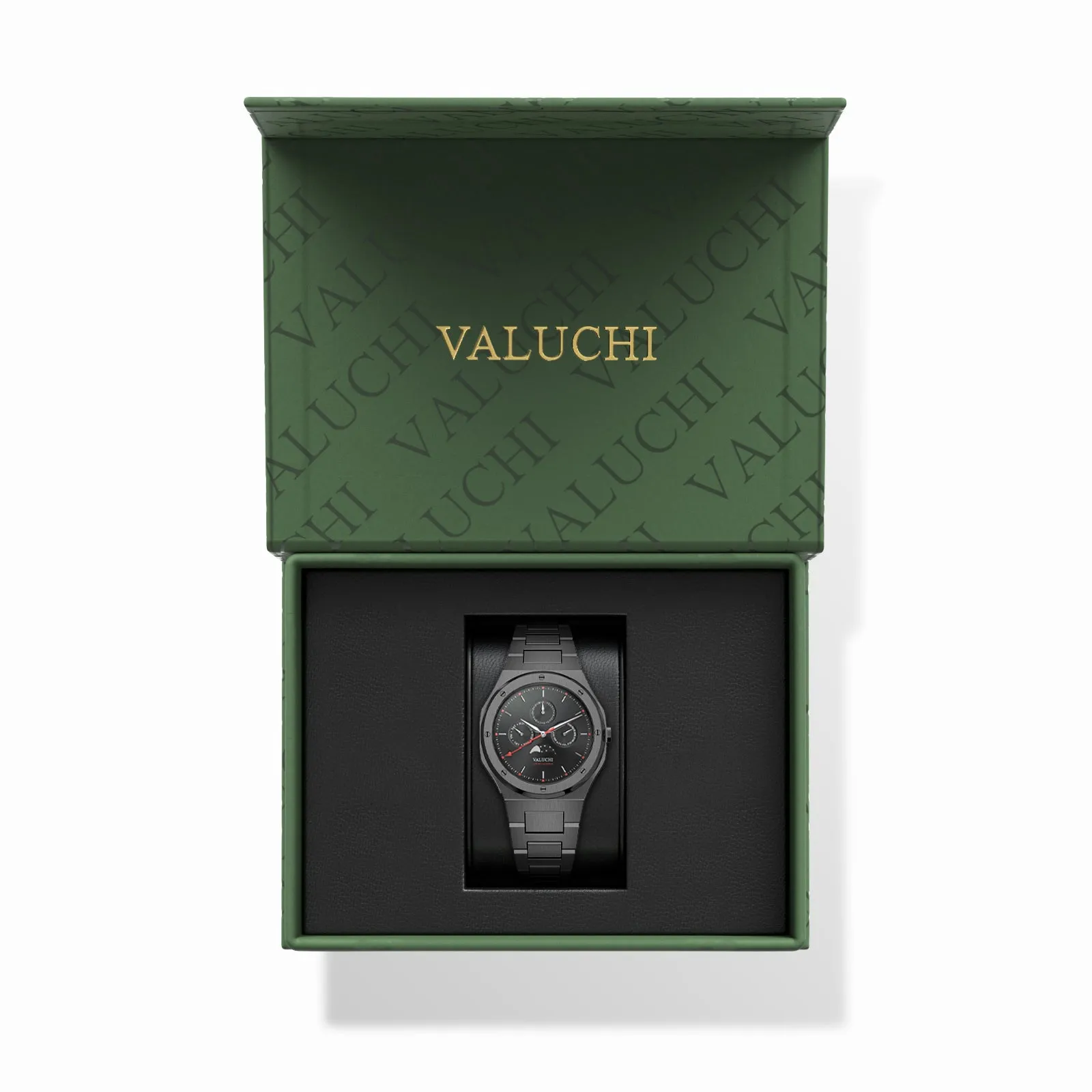 Lunar Calendar - Gunmetal Black - 40mm