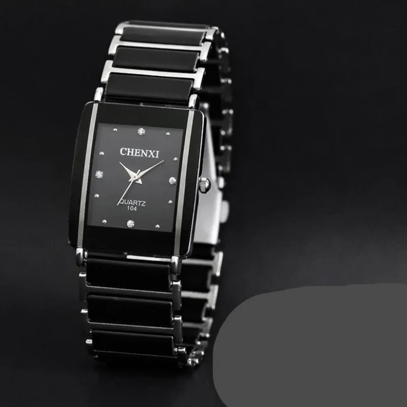 Luxury Gemstone White Silver Watch Women Bracelet Casual Jewelry