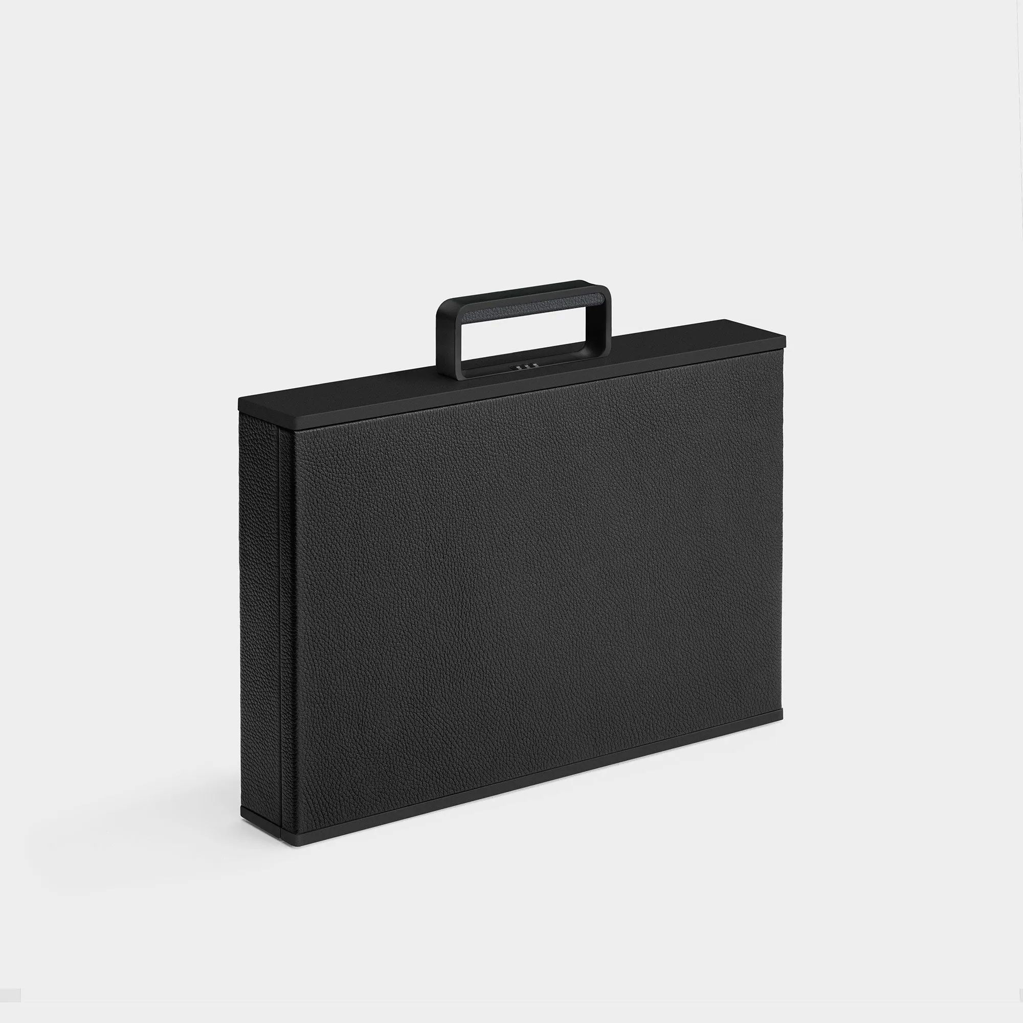 MACKENZIE 12 WATCH BRIEFCASE - BLACK / BLACK